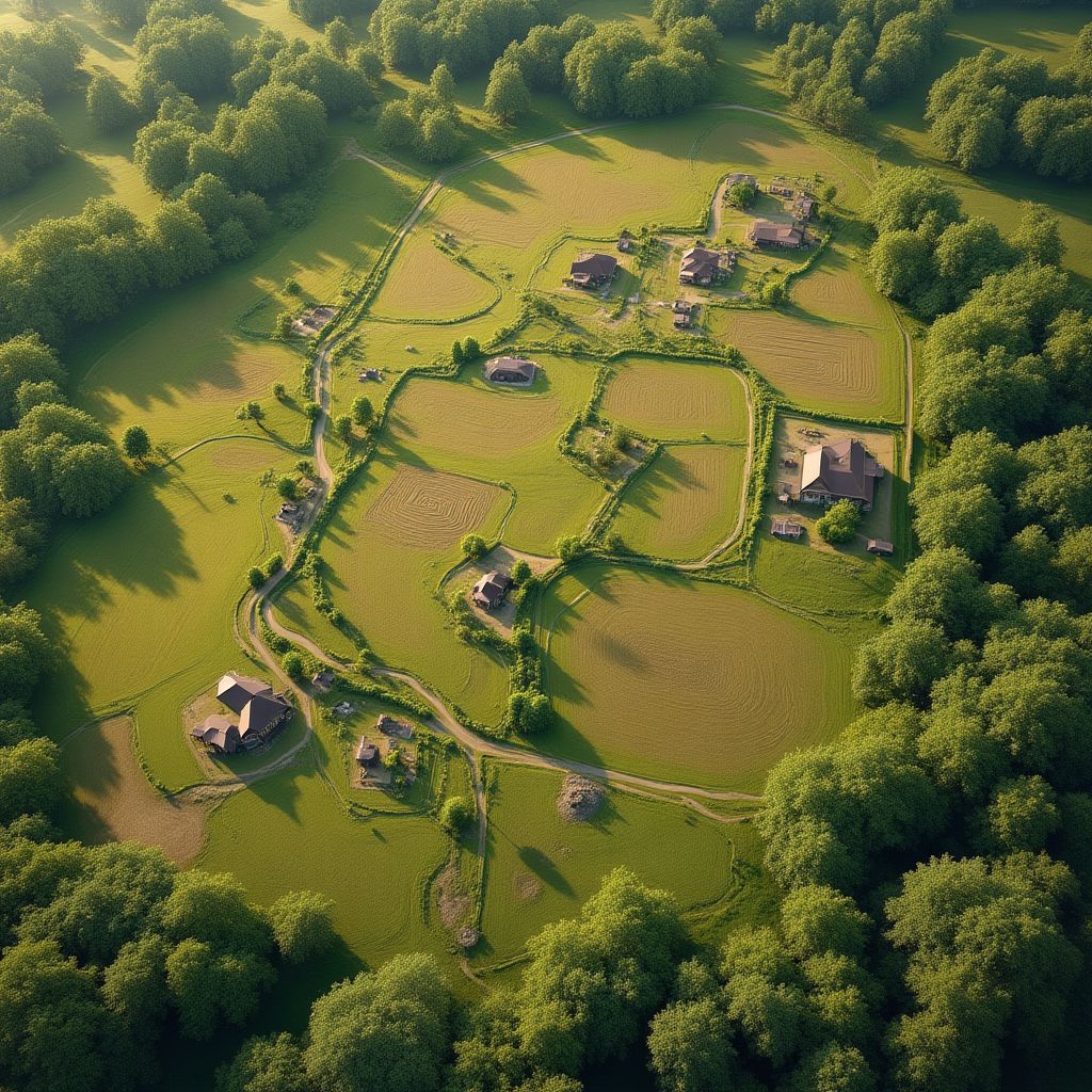 Map showing farm location